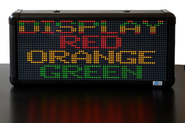 Led display tricolor